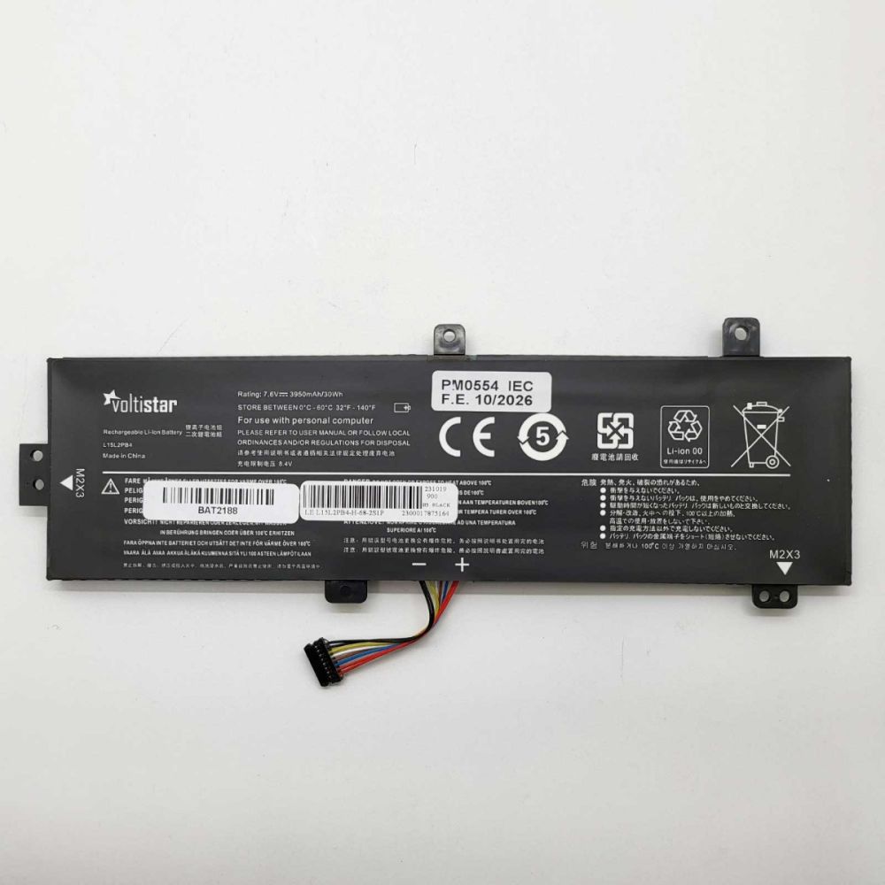 Bateria Compatible con Lenovo P/N L15S2TB0 Li-ion 7,6v 3950mAh 