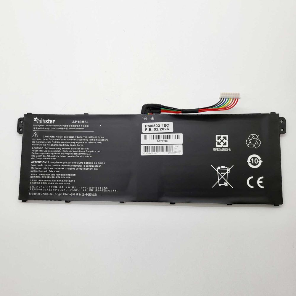 Bateria Compatible Acer P/N KT.00205.006 Li-ion 7,4v 4800mAh