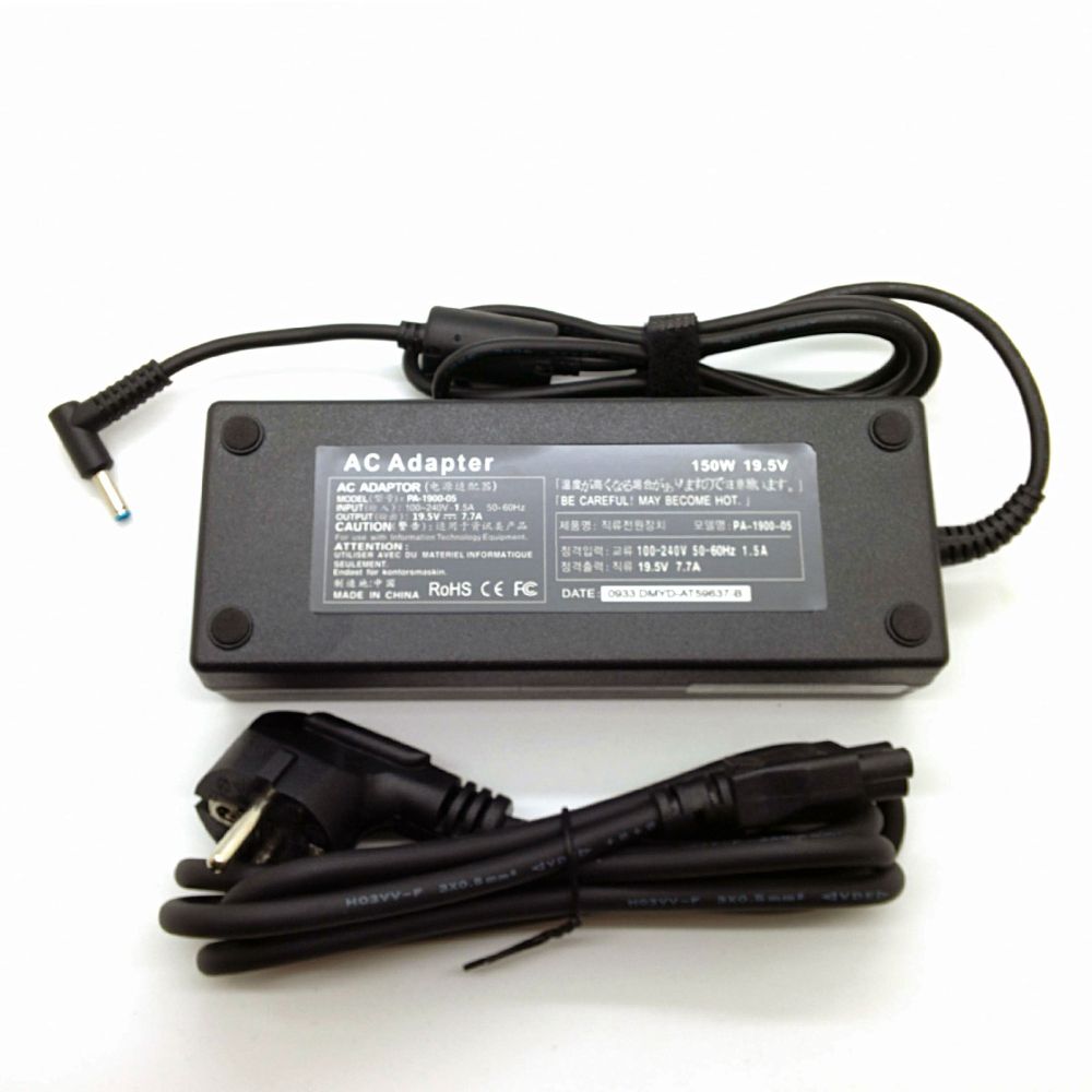 150w Cargador Compatible HP Envy 17-j199nb 19,5v 7.7a