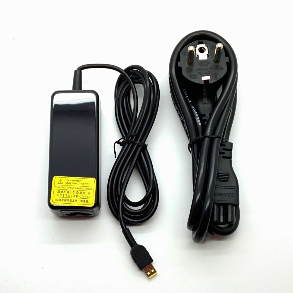 PIEZAS-PORTATILES.COM Reemplazo Adaptador Cargador Compatible con portátiles Lenovo Thinkpad Tablet10 Helix con punta Rectangular SQUARE MINI 7,4mm*2,8mm y 12v 3a del listado inferior