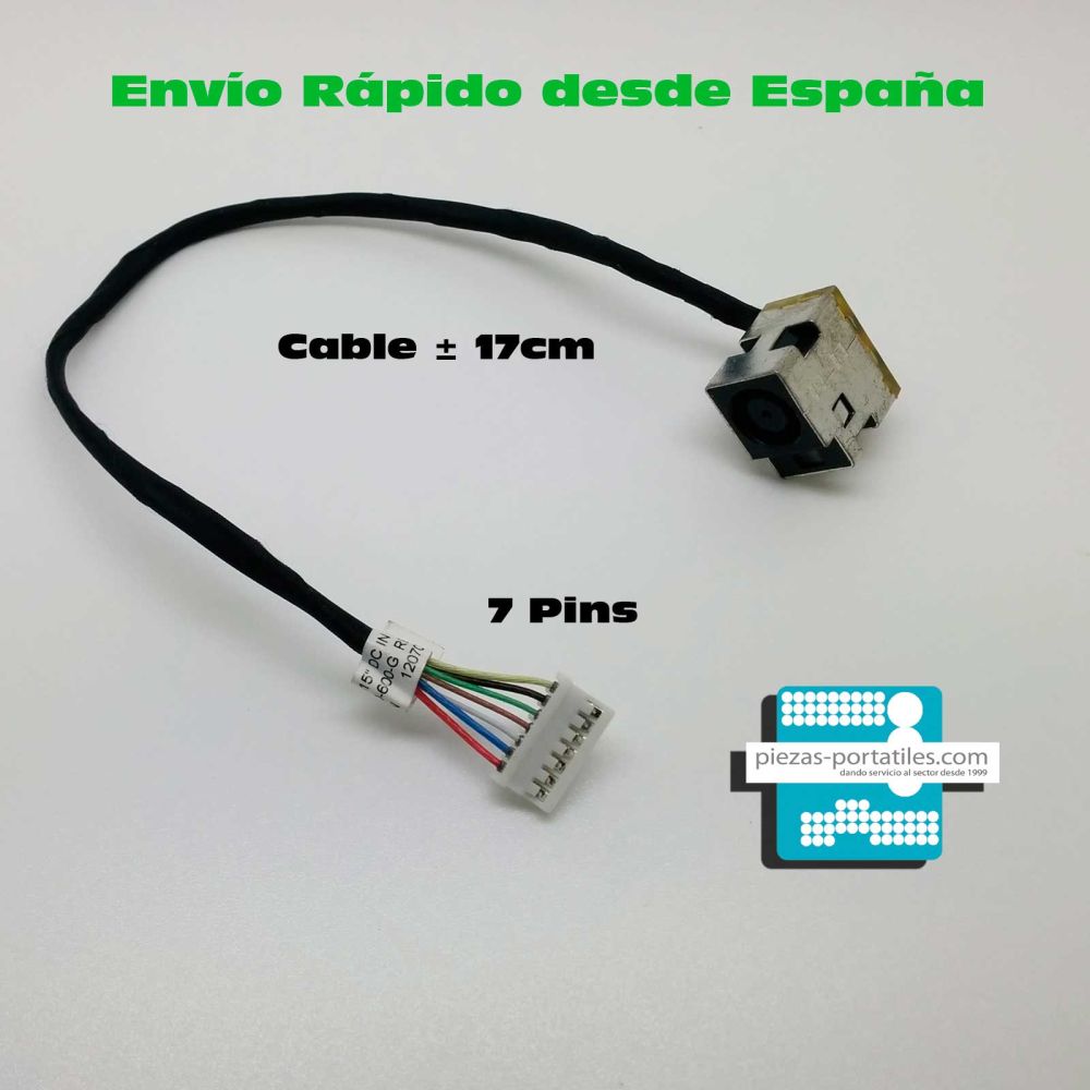 Conector DC Jack para HP HM55 6370M HP630 HM55 6370M HP631   7 Pins PJ240