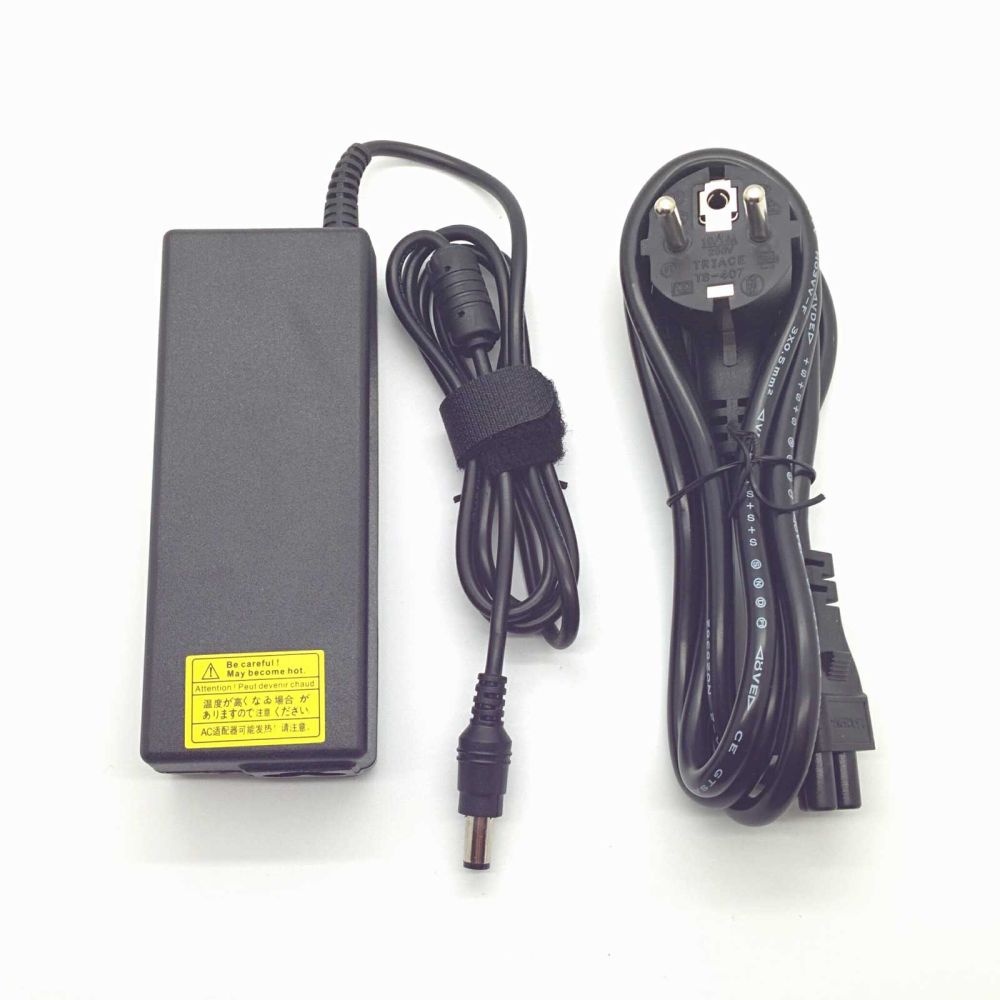 PIEZAS-PORTATILES.COM Reemplazo Adaptador Cargador compatible Toshiba PA3755E-1AC3 Satellite A100 A2 Pro S500 A120 Portege R500 Tecra A10 15v 6a con punta 6.3mm x 3.0mm del listado inferior