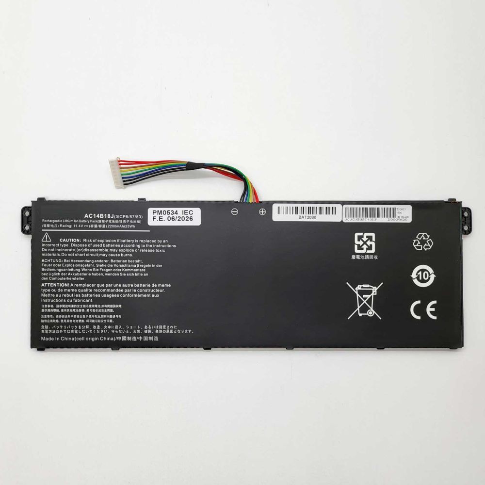 Bateria Compatible Acer Travelmate B115-M TMB115-M Li-ion 11,4v 2200mAh