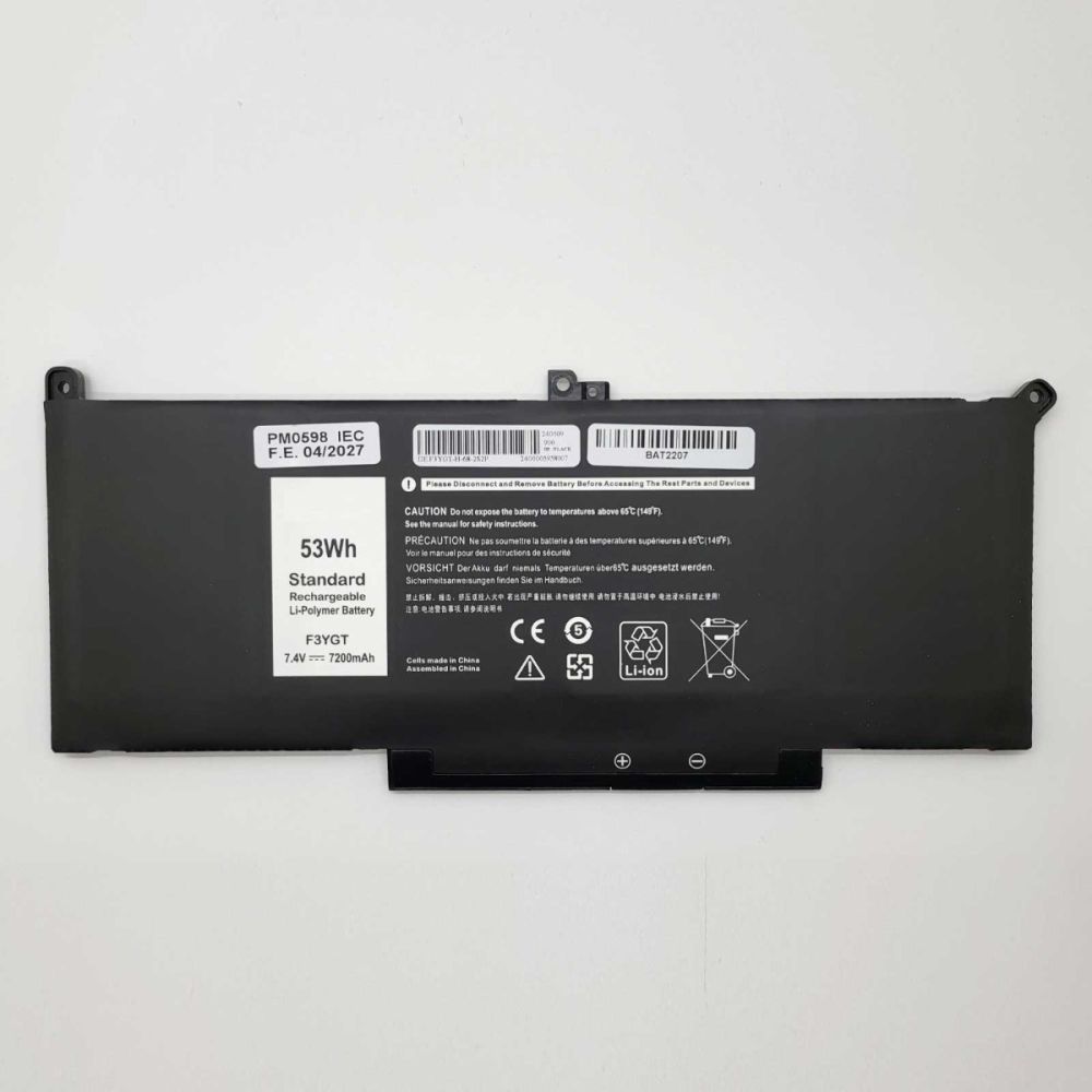 Bateria Compatible para Dell Latitude E7380 7,4v 7200mAh