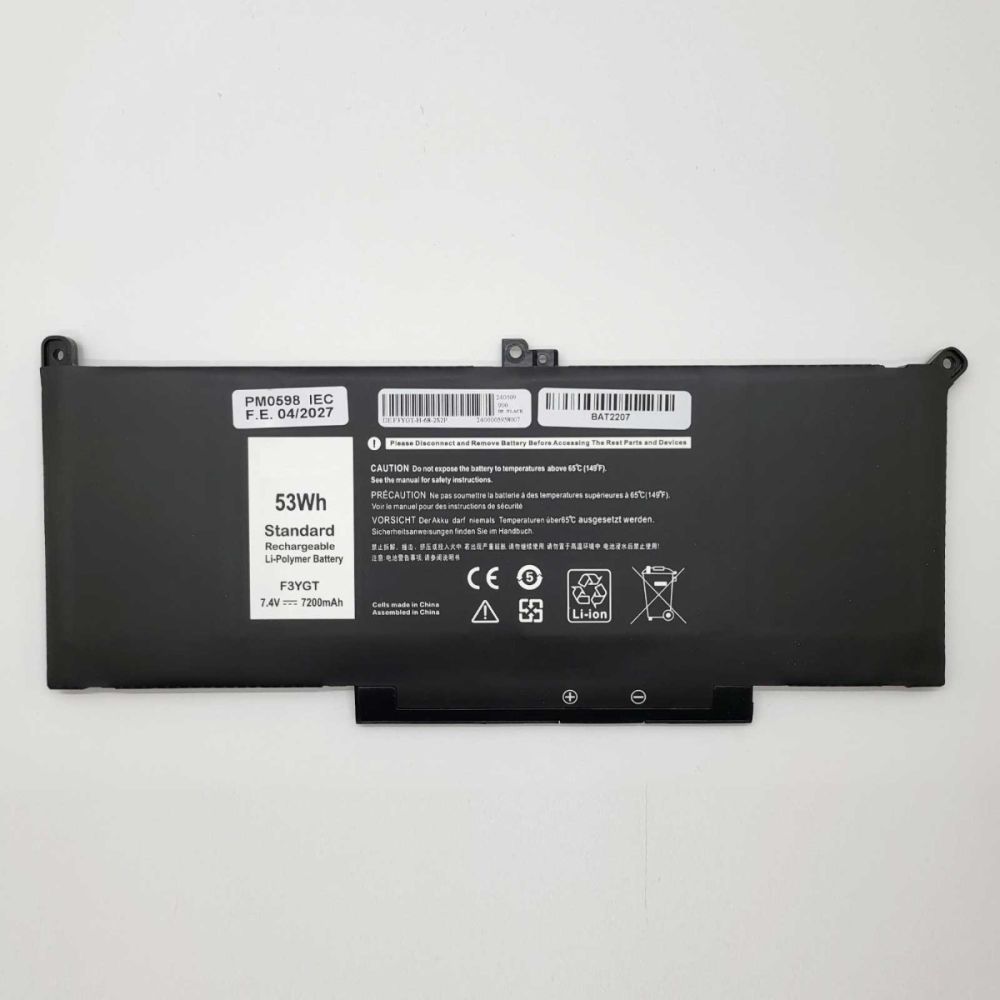 Bateria Compatible para Dell Latitude E7480 7,4v 7200mAh