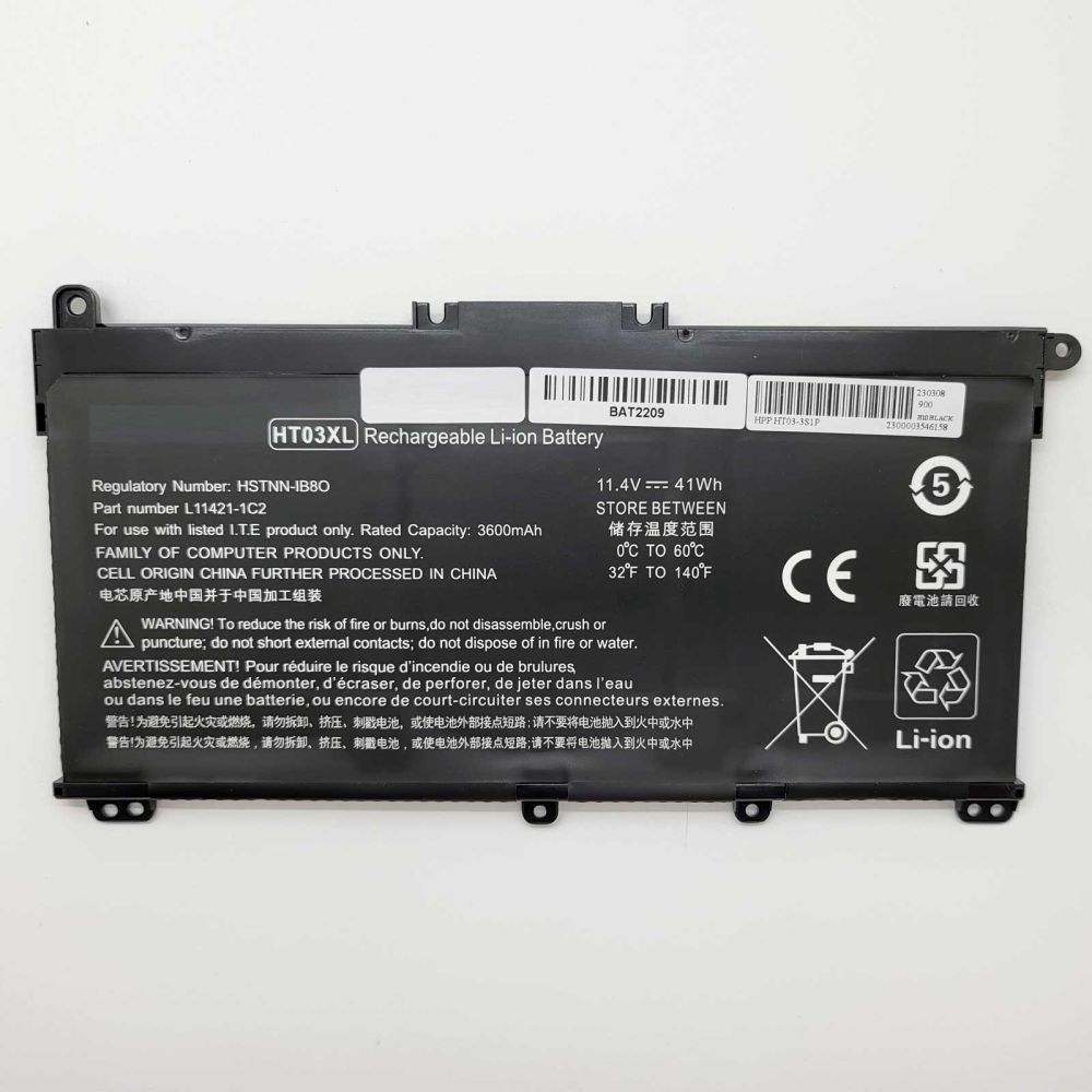 Batería Compatible para HP 14s-cf2041TU Li-ion 11,4v 3550mAh 