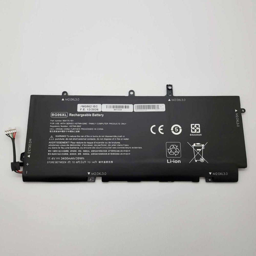 Bateria Compatible para HP EliteBook Folio 1040 G3 Li-ion 11,4v 3400mAh