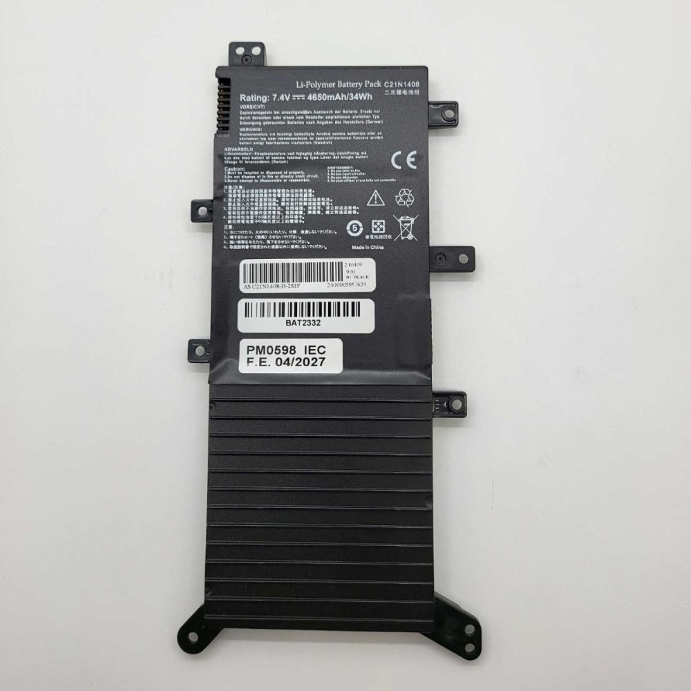 Bateria Compatible para ASUS P/N: C21N1408 Li-Ion 7.4v 4650mAh