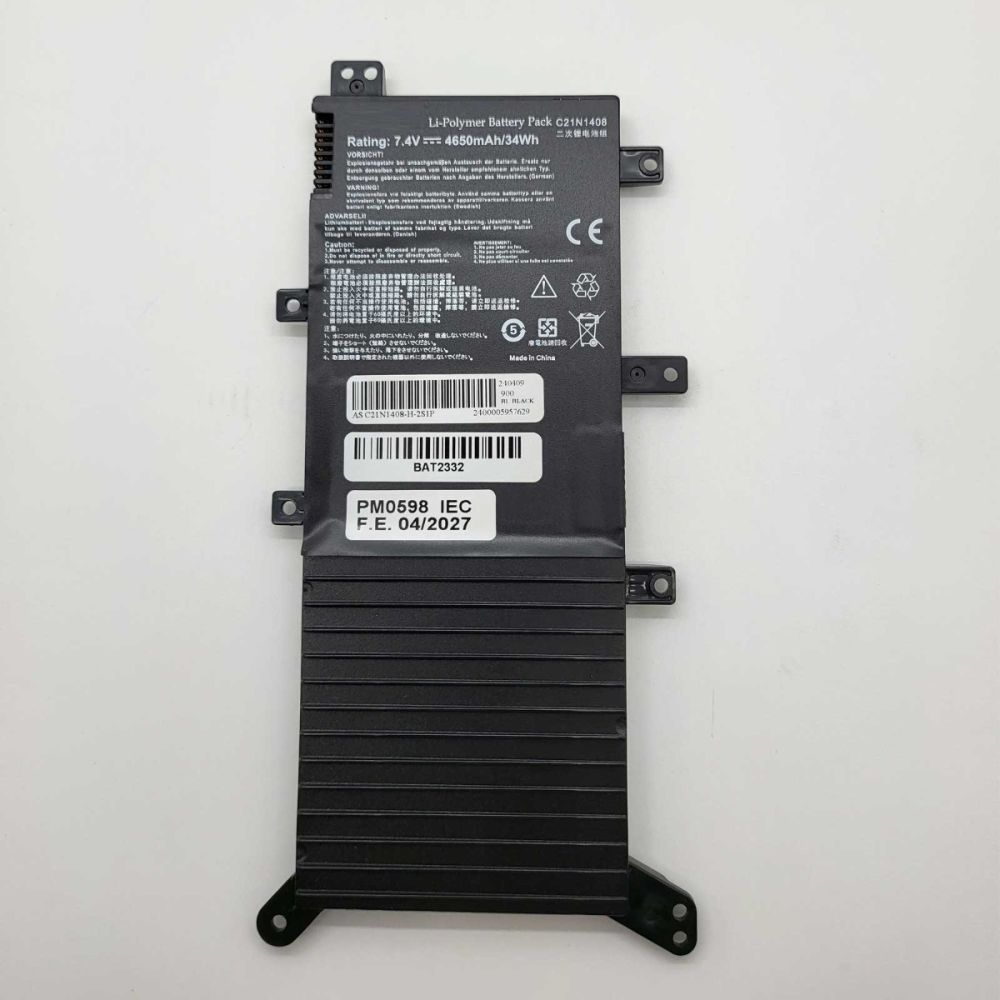 Bateria Compatible para ASUS VivoBook MX555 Li-Ion 7.4v 4650mAh