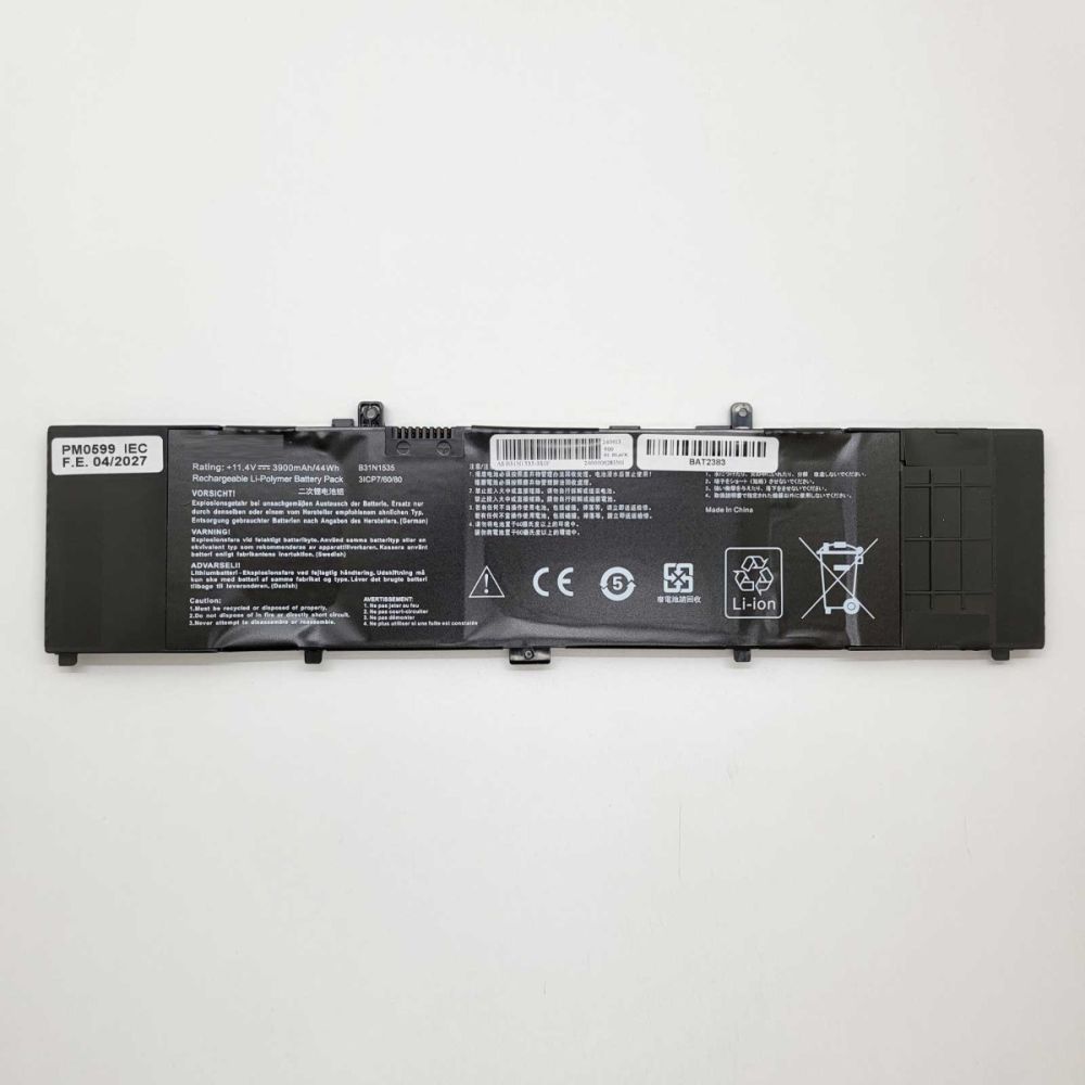 Bateria Compatible Asus P/N: 0B200-02020000 Li-Ion 11,4v 3900mAh