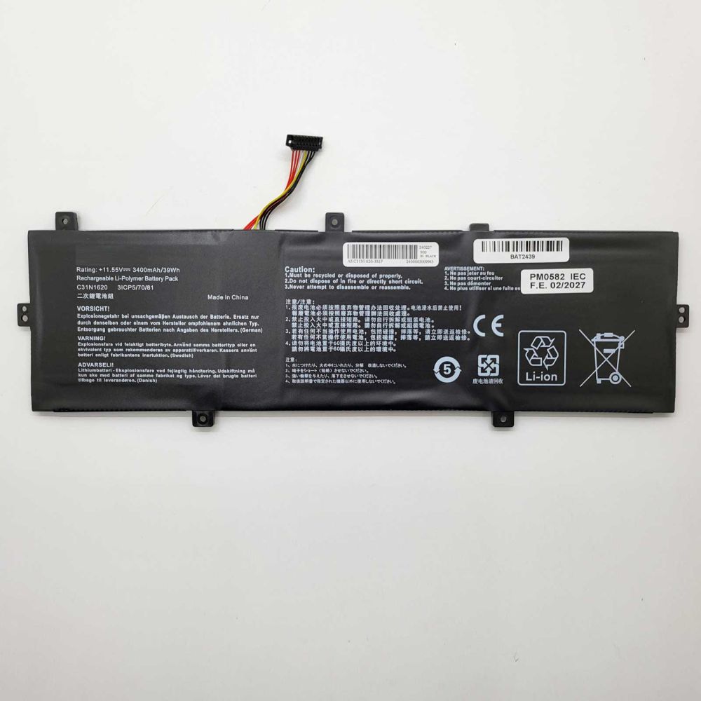 Bateria Compatible Asus PRO PU404UF Li-Ion 11,55v 3400mAh
