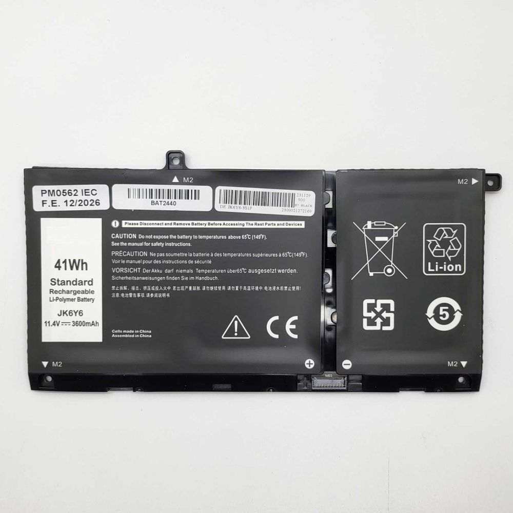 Bateria Compatible para Dell Vostro 14 5402 V4I5003W Li-ion 11,4v 3600mAh 