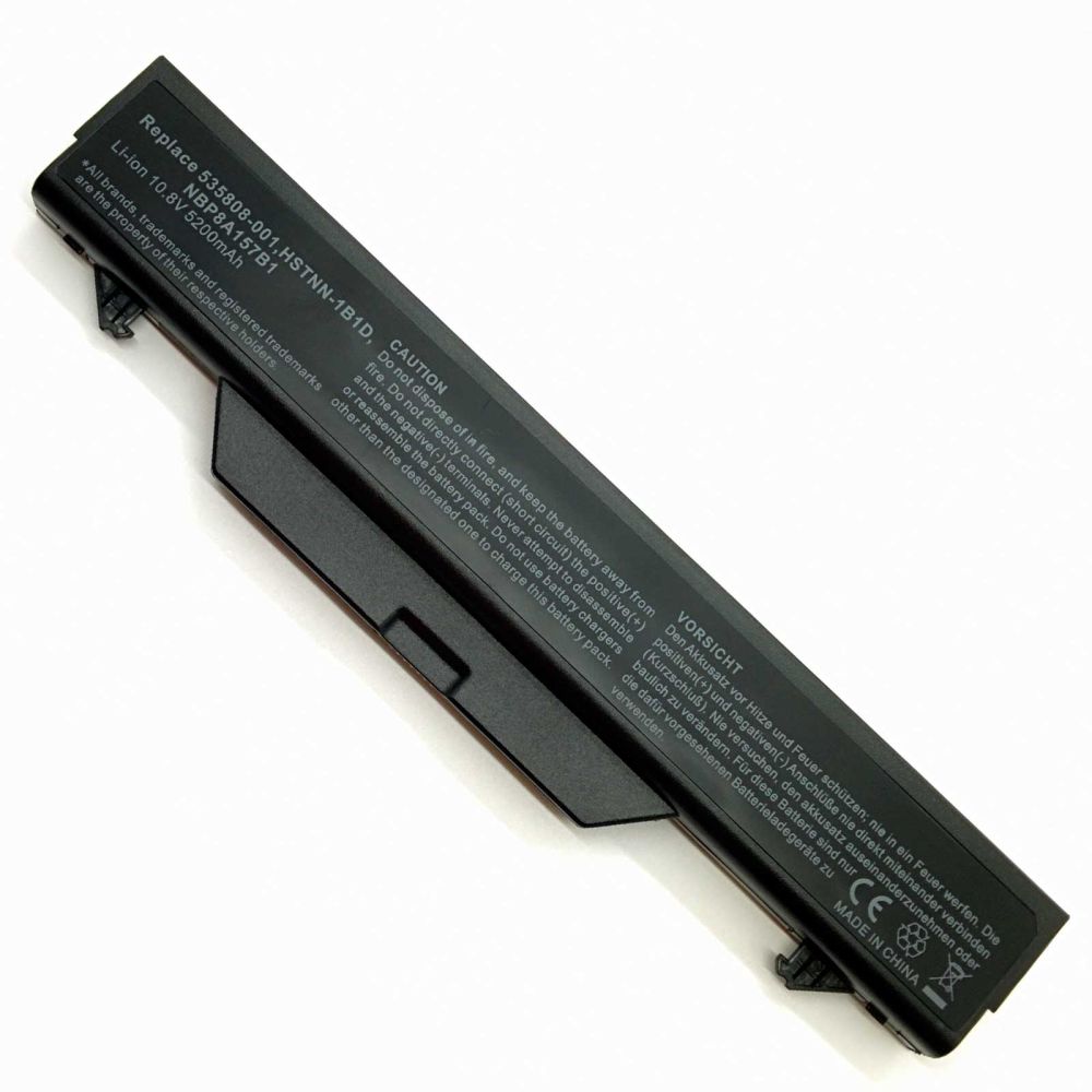 PIEZAS-PORTATILES.COM Reemplazo Batería Compatible para Portátiles HP Compaq Probook 572032-001 4415s 4510s 4710s Series Li-Ion 10,8v 5200mAh 6 Celdas Listados en Descripción