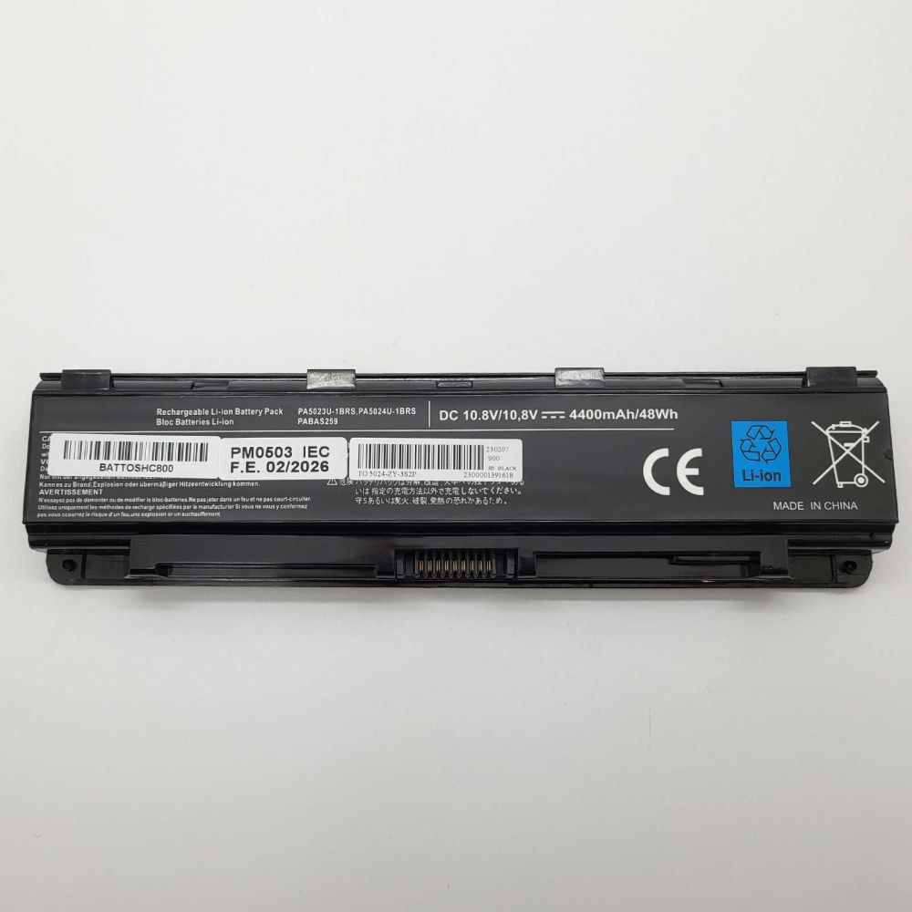Bateria Compatible para Toshiba Satellite C850-168 Li-ion 10,8v 4400mAh