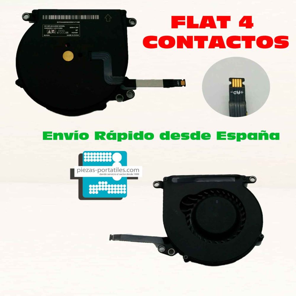Fan Ventilador para MG50050V1-C01C-S9A FLAT 4 CONEXIONES