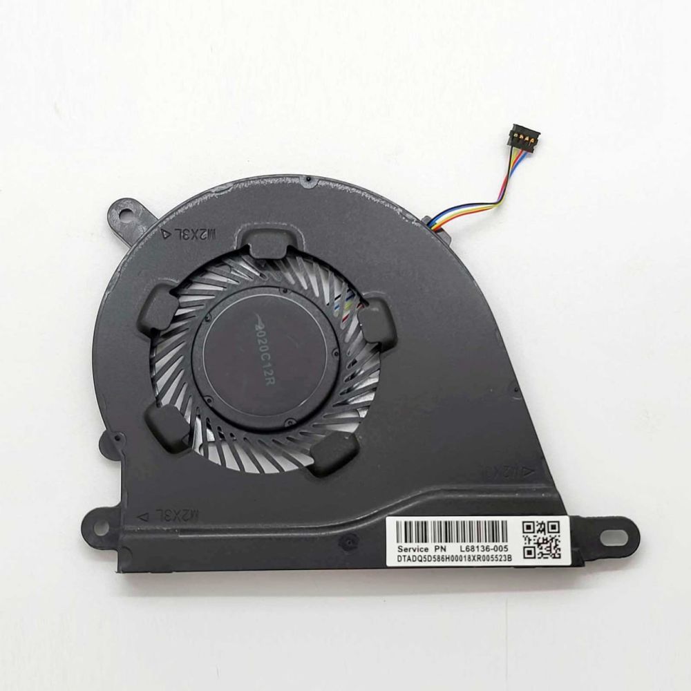 Fan Ventilador Compatible para HP 15s-fq5009TU 4 Pins