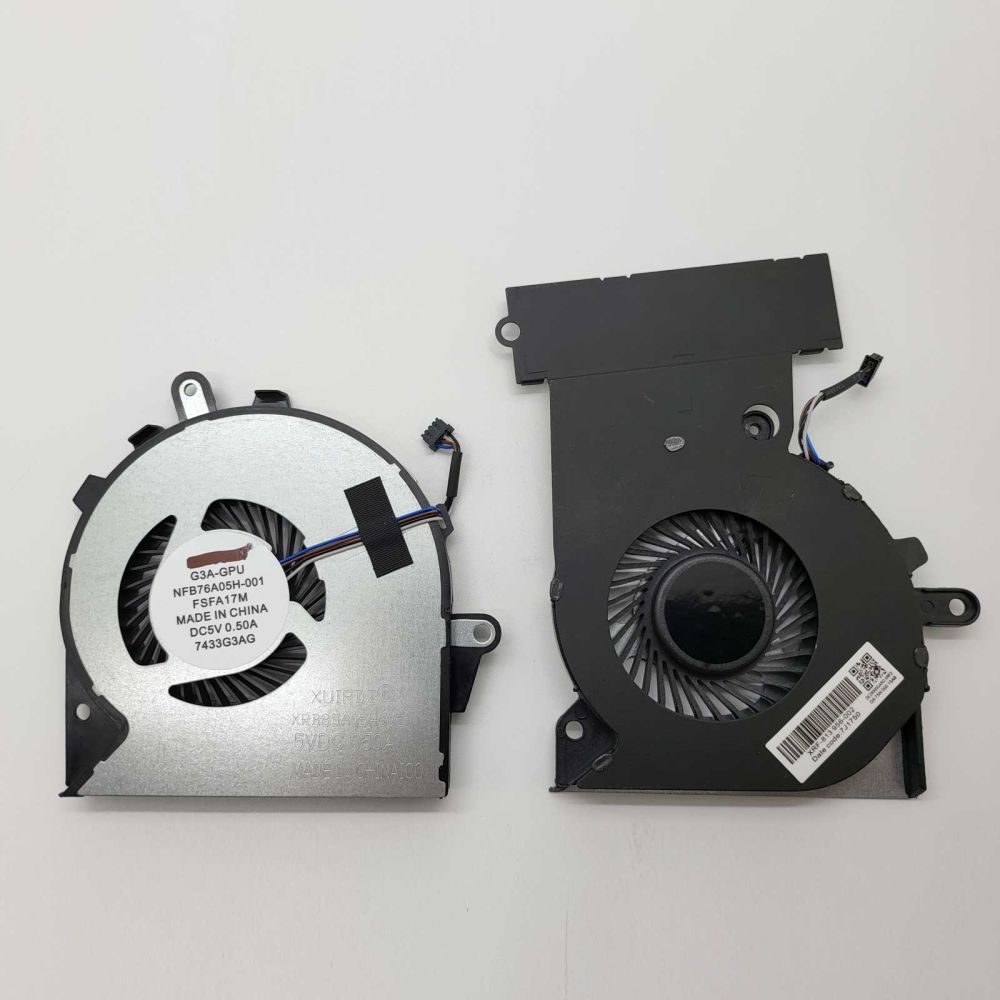 Fan Ventilador CPU + GPU Compatible para portátil HP 15-CE030CA 4 Pins